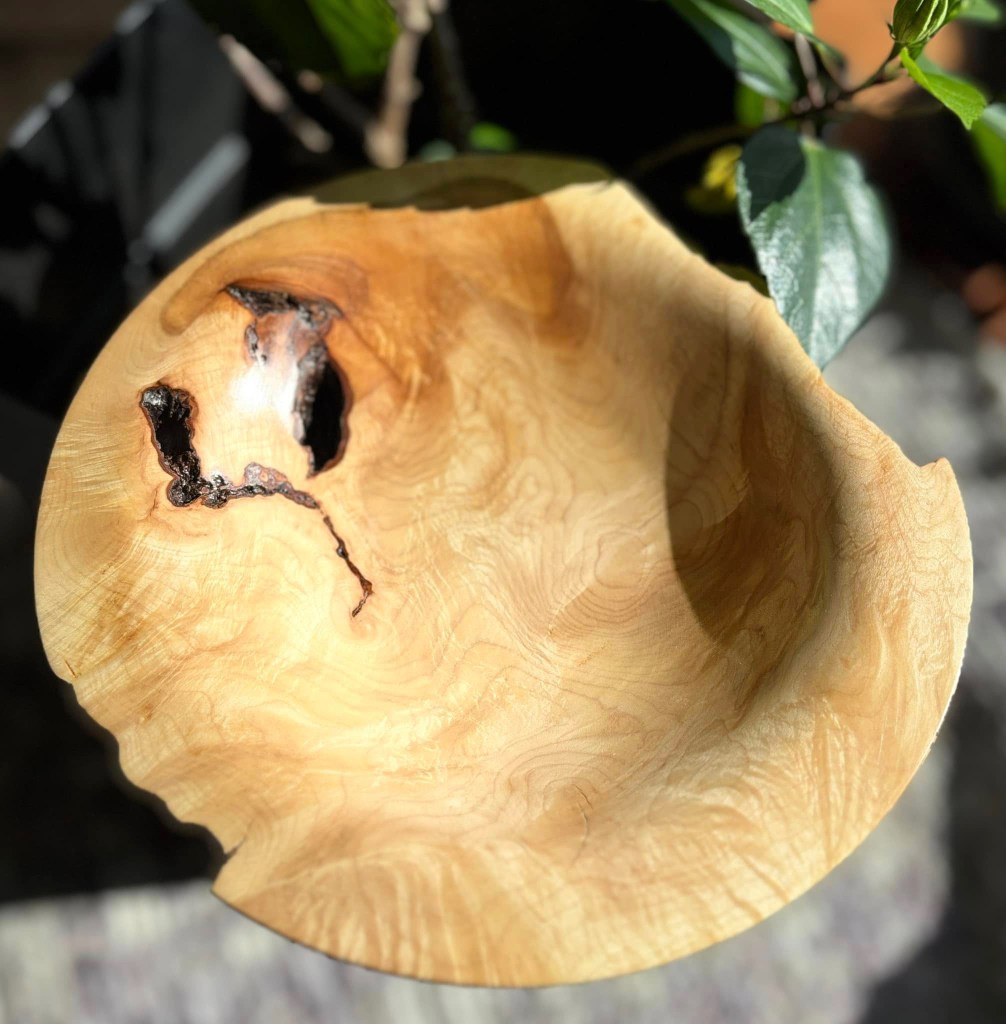 Photo of turned wood bowl