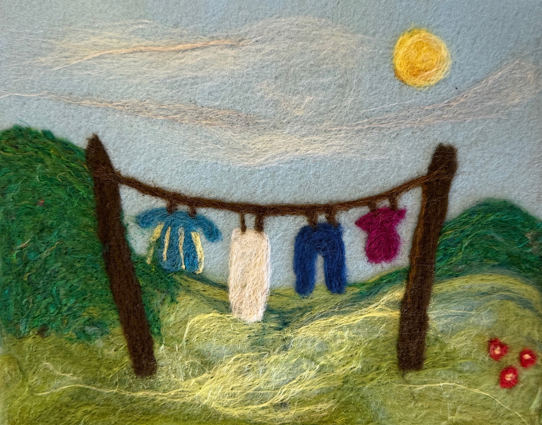 Photo of felted creation
